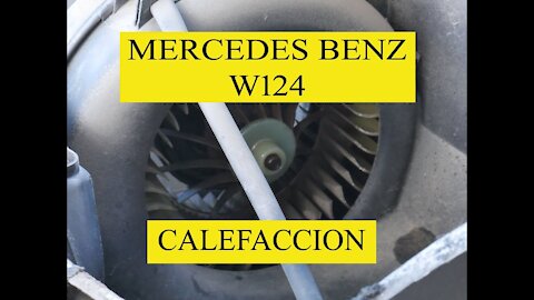 Mercedes Benz W124 - Reparar o cambiar el motor de ventilacion calefacción tutorial