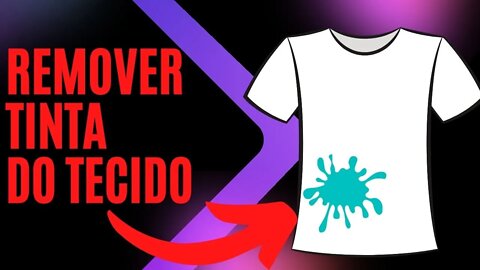 como remover mancha de tinta da roupa