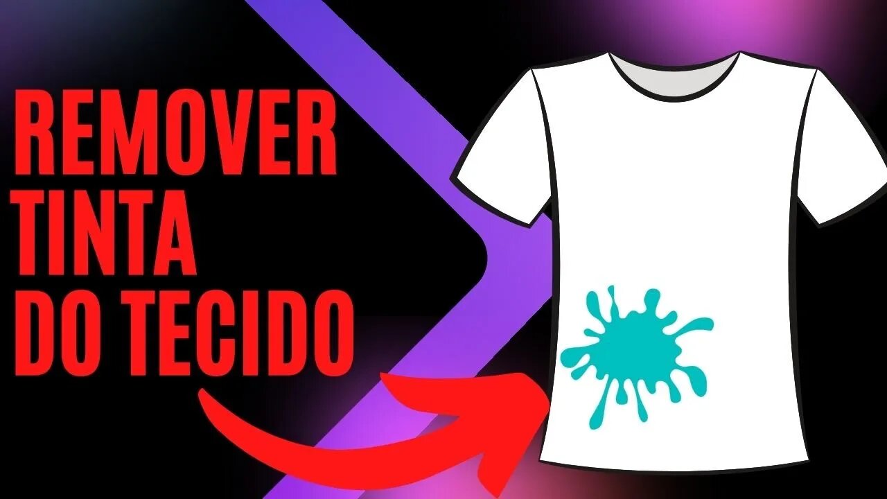 como remover mancha de tinta da roupa
