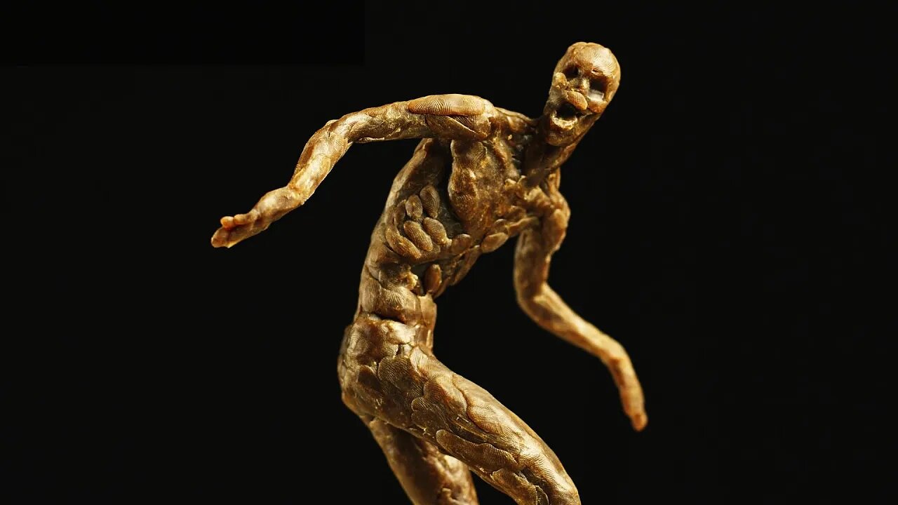 Halloween Zombie Sculpture In Wax 2023