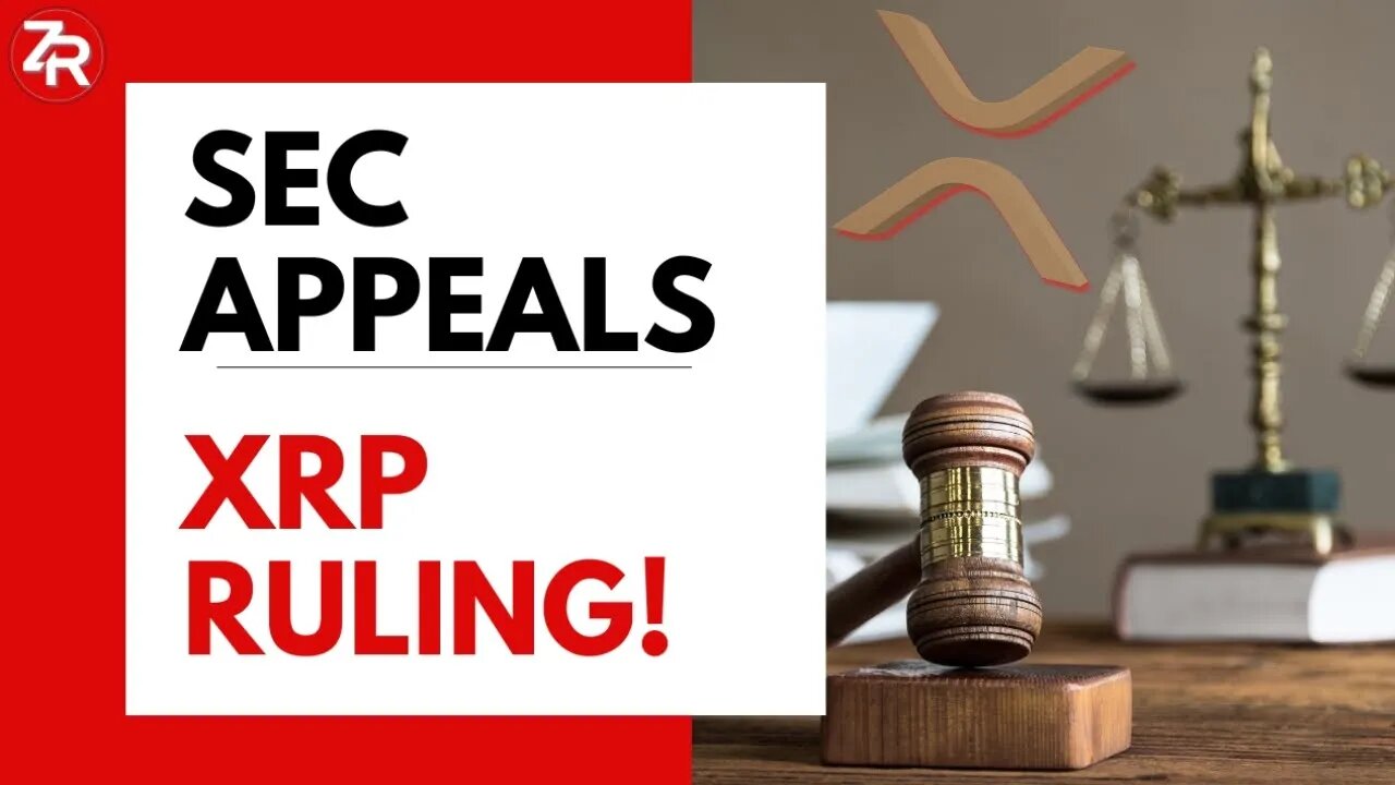 SEC Appeals XRP Ruling!