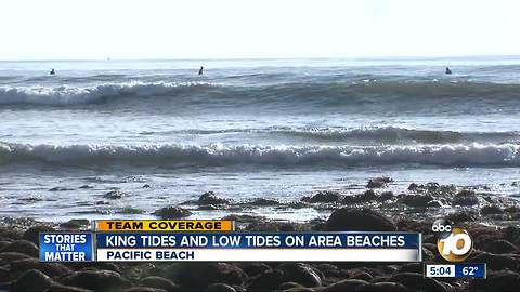 King tides reach San Diego beaches