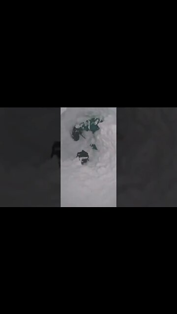 SHOCKING: Snowboarder Saved after Buried in Snow