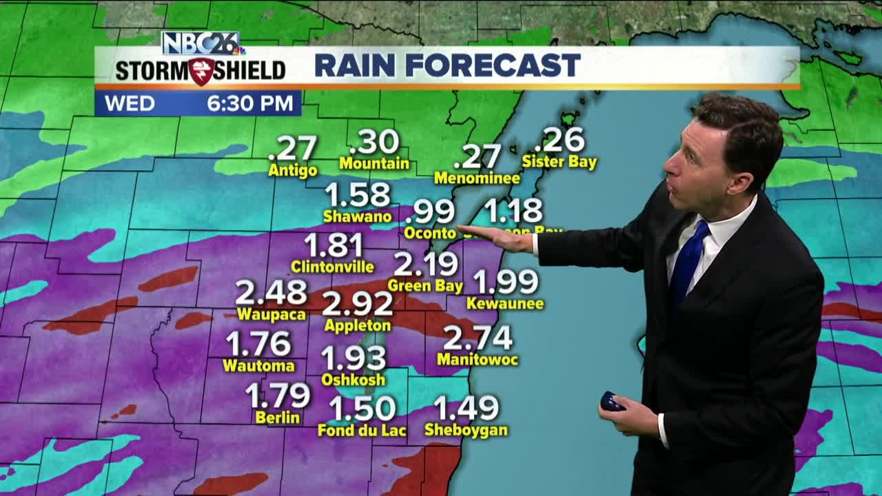 Michael Fish's NBC26 weather forecast