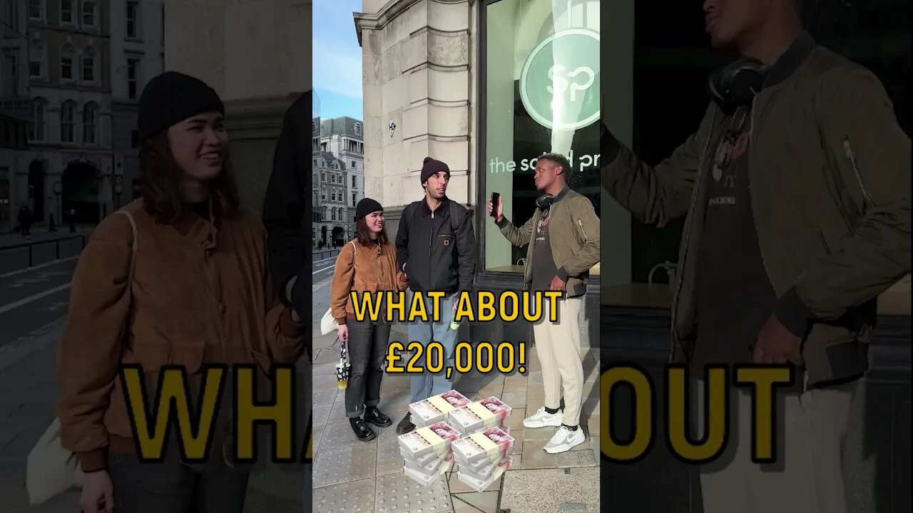 Asking Strangers ONE BITCOIN or $100 CASH? #shorts #bitcoin #crypto