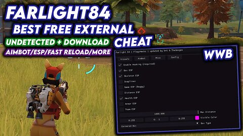 External Cheat [ Farlight 84 BEST FREE CHEAT/DOWNLOAD ] AIMBOT | ESP | FAST RELOAD | UNDETECTED