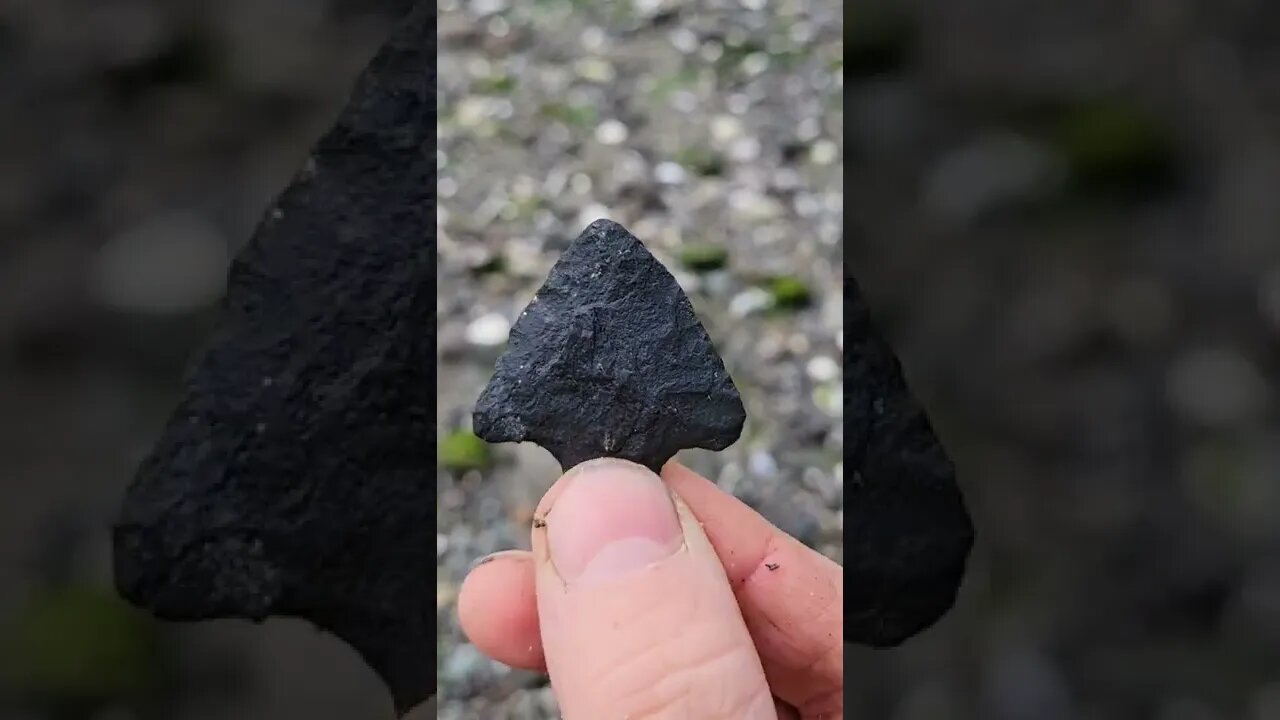 Ancient Arrowhead Discovered On Beach!