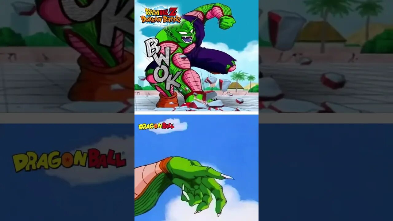 PICCOLO JUNIOR B*TCH SLAPS GOKU DOKKAN/ANIME COMPARISON #shorts #dokkanbattle