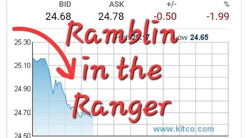 Ramblin in the Ranger: Talkin about What has been Happening the Last Week