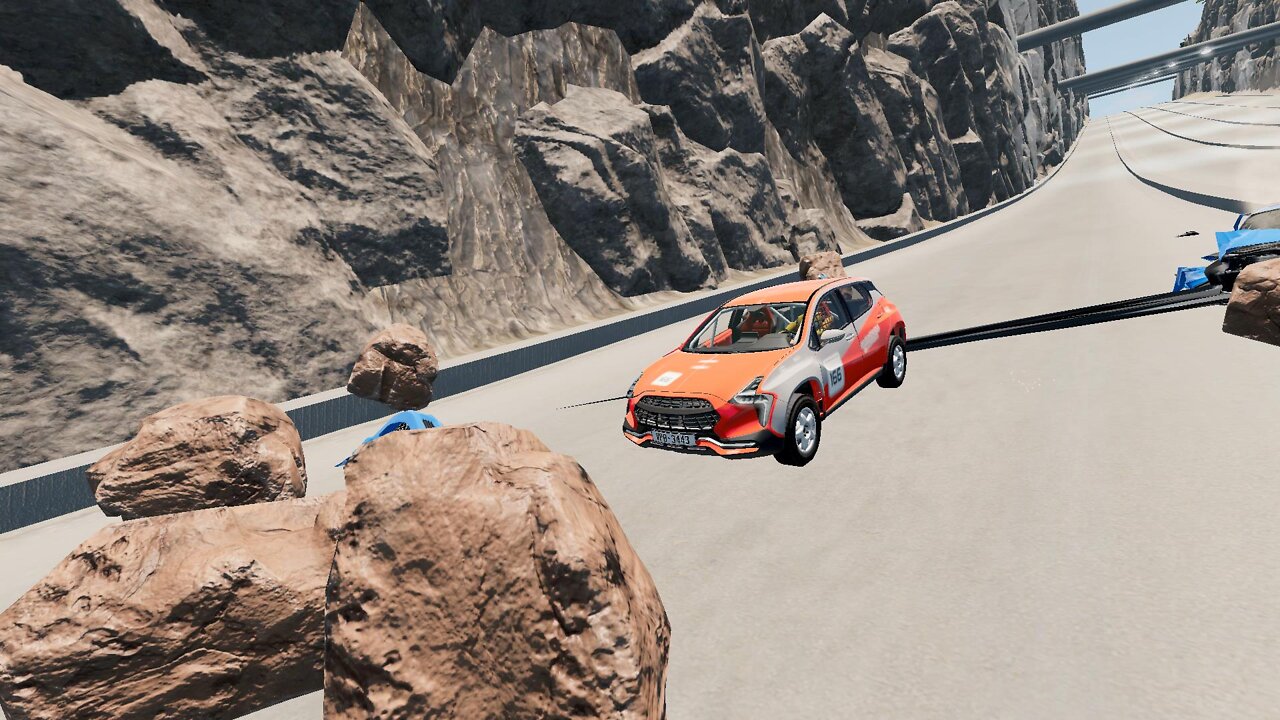 Stones on the way down #1 BeamNG Drive | World BeamNG Drive