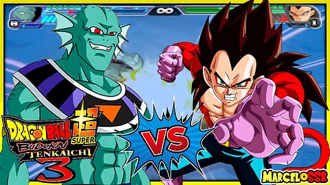 Gin (GOD U.12) Vs. Vegeta SSJ4 - Dragon Ball Z: Budokai Tenkaichi 3