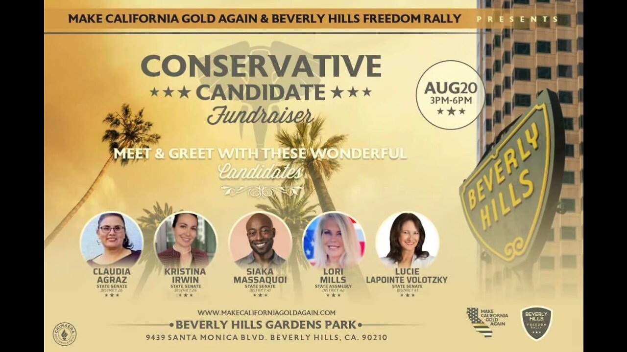 Conservative Candidate Fundraiser w/ Christian musical guests Vessel Of Mercy