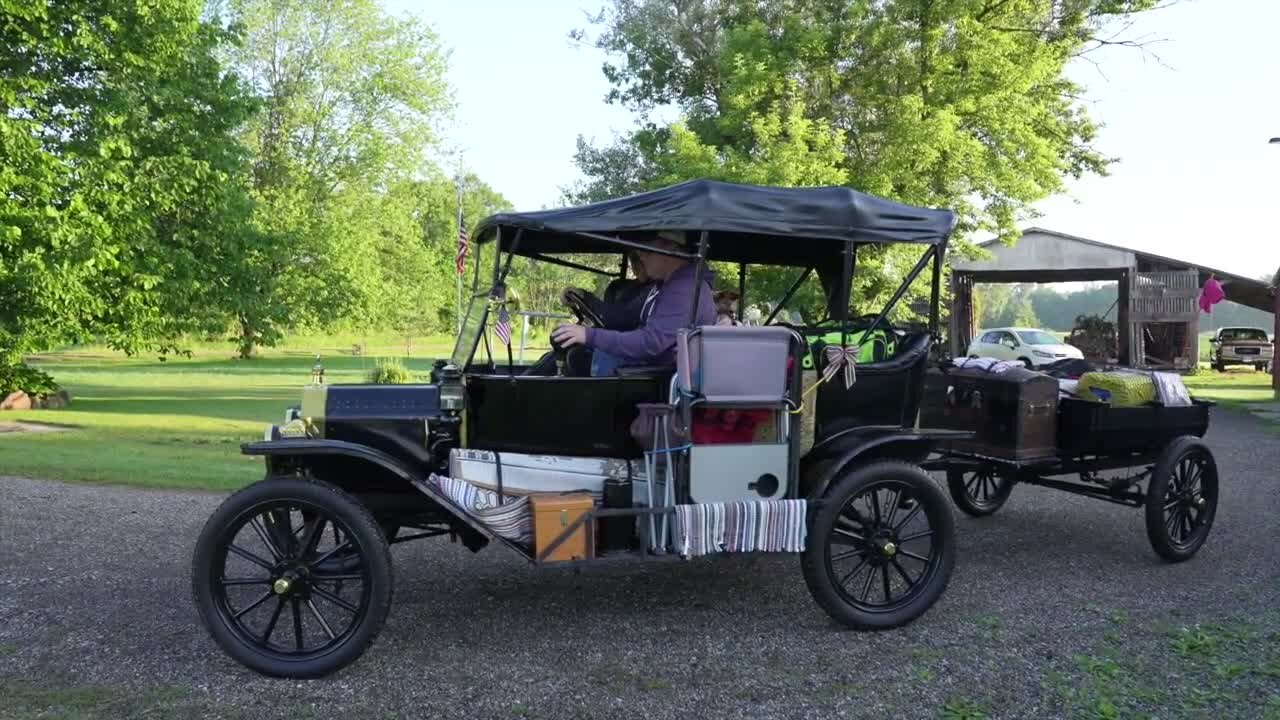 This Bridgeville couple is driving their 1914 Ford Model T more than 200 miles to St. Ignace