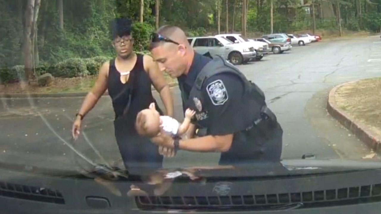 Georgia Officer Saves Choking Baby.