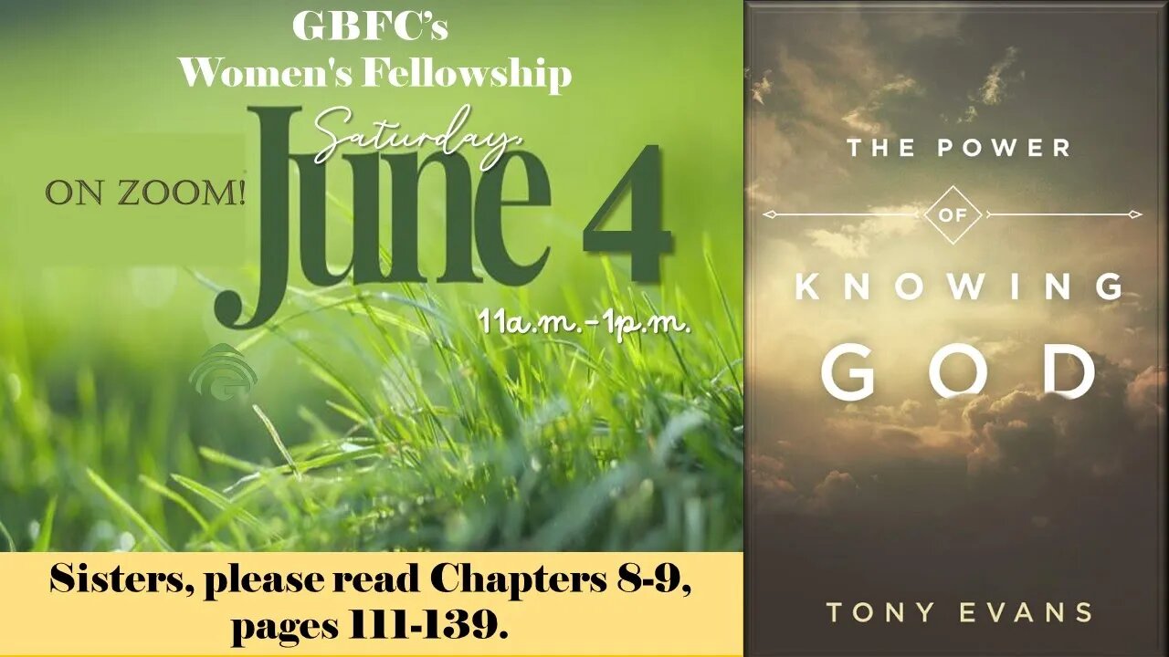 June 4, 2022 GBFC's Women's Fellowship