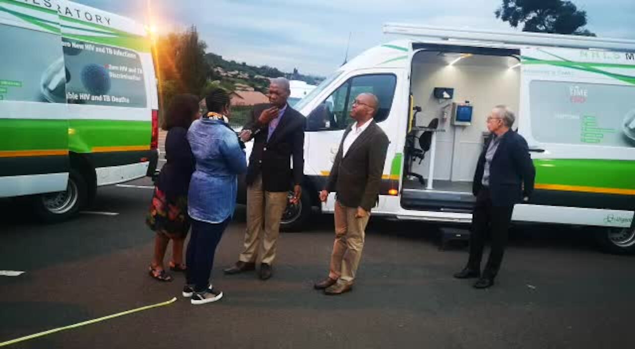 SOUTH AFRICA - Johannesburg - COVID19 - Launch of 60 mobile testing units (videos) (kei)