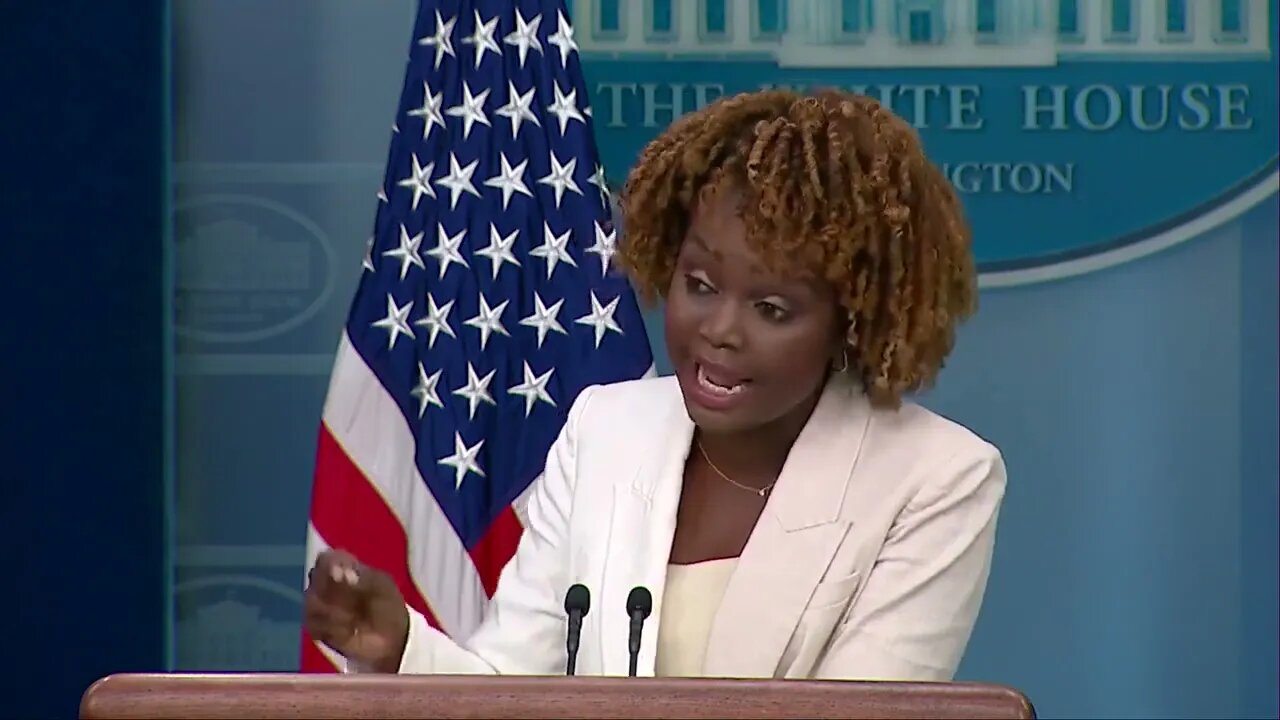 Reporter Presses Karine Jean-Pierre On Her Absurd Spin Over Biden Admin's Border Wall Flip Flop