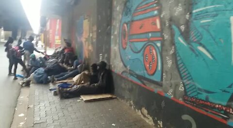 SOUTH AFRICA - Johannesburg - Homeless shelter (videos) (6kd)