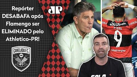 "NÃO SOU FROUXO! O Renato Gaúcho merece MUITA CRÍTICA!" Repórter DISPARA após Flamengo ser ELIMINADO