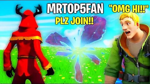 I Met My Biggest Fan In Fortnite.. (i cried)
