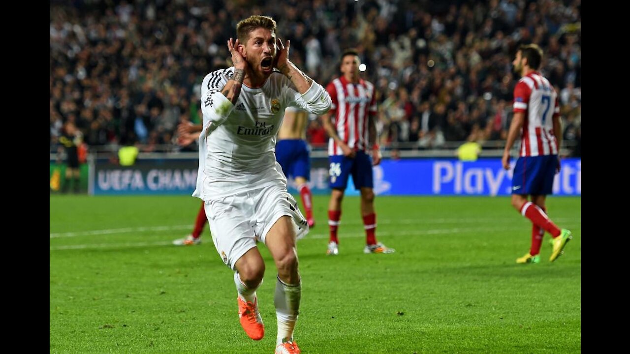 Sergio Ramos La Decima Goal vs Atletico Madrid (UCL Final 2014)