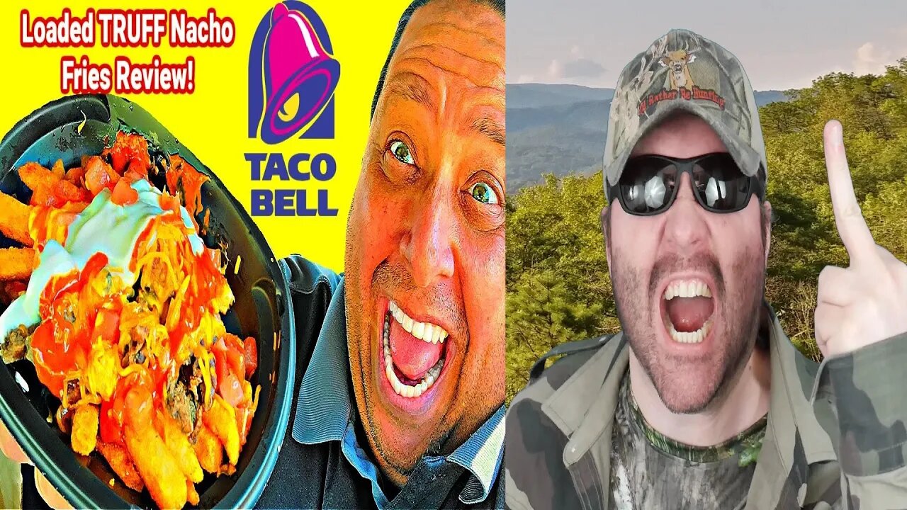 Taco Bell's New Loaded Truff Nacho Fries Review! (JoeysWorldTour) REACTION!!! (BBT)