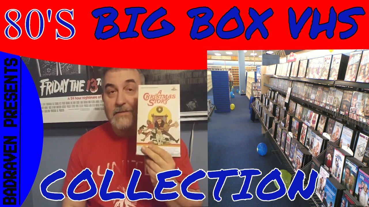 80's big box vhs collection