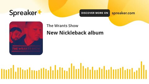 New Nickleback album