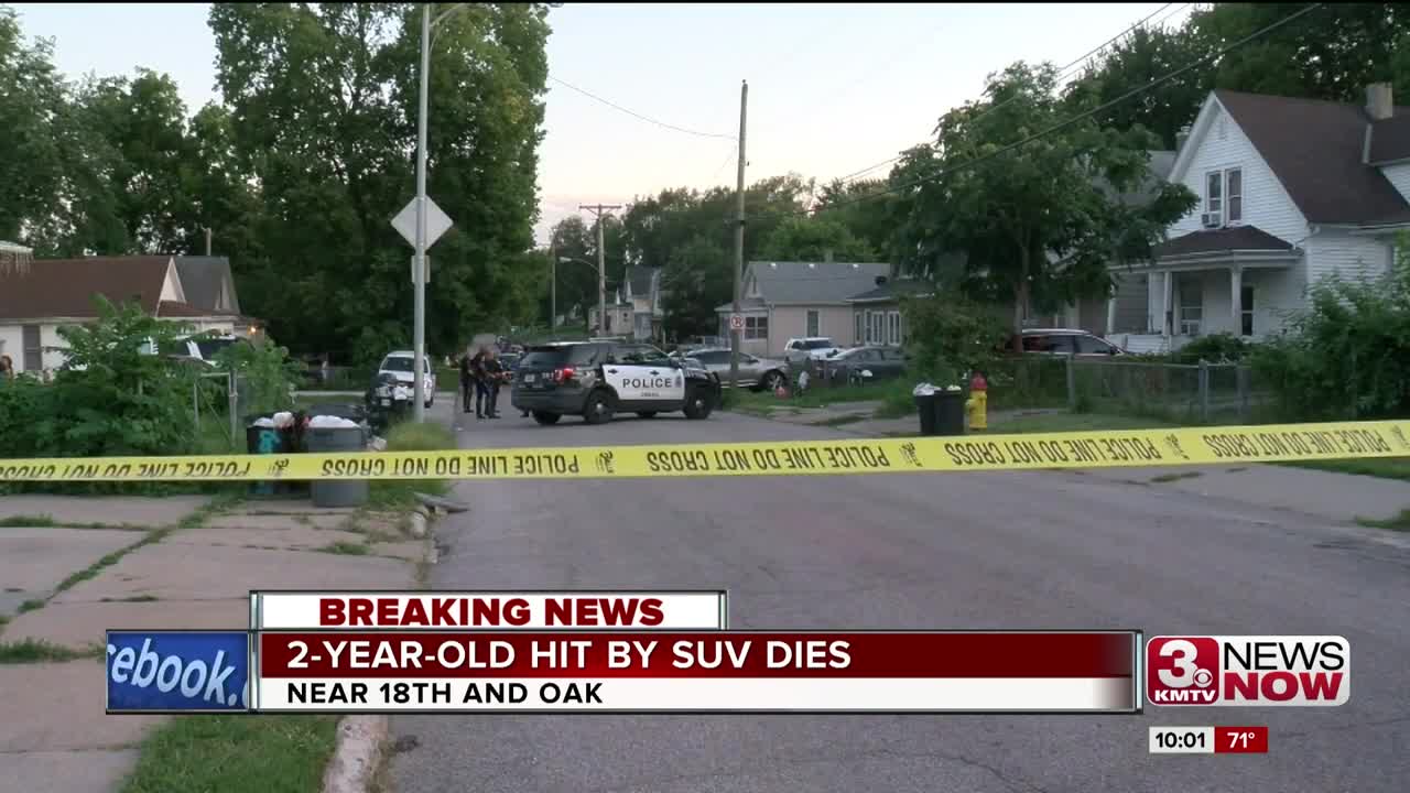 2-year-old hit by SUV dies