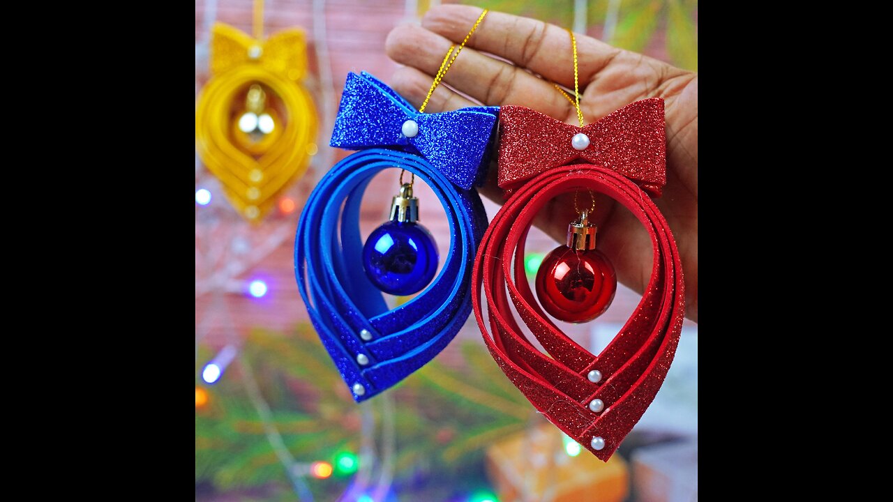 Amazing Idea! Christmas Ornaments Making | Handmade Easy & Charming Crafts For Upcoming Xmas Holiday