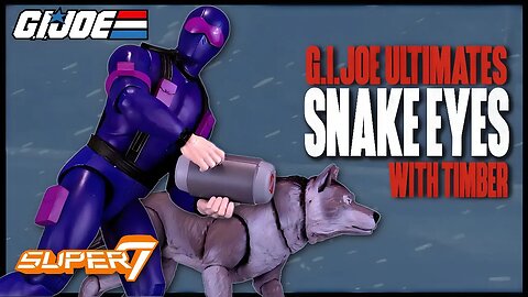 Super7 G.I.JOE Ultimates Snake Eyes and Timber @TheReviewSpot