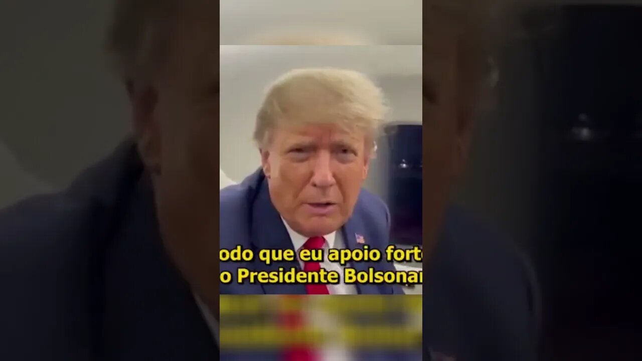 Donald Trump declara apoio à Bolsonaro