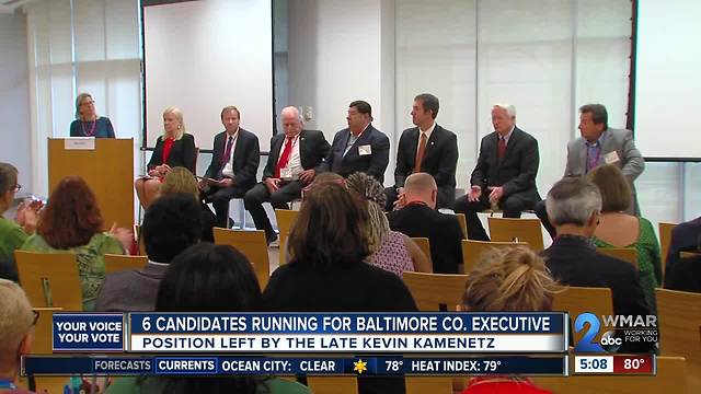 6 candidates vying to be next Baltimore County Executive