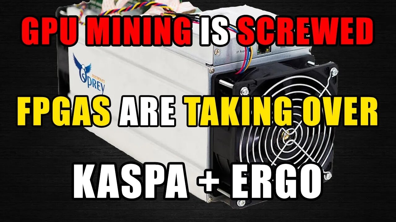 GPUs Will Be OBSOLETE On KASPA and ERGO | FPGAs