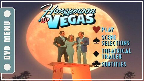 Honeymoon in Vegas - DVD Menu