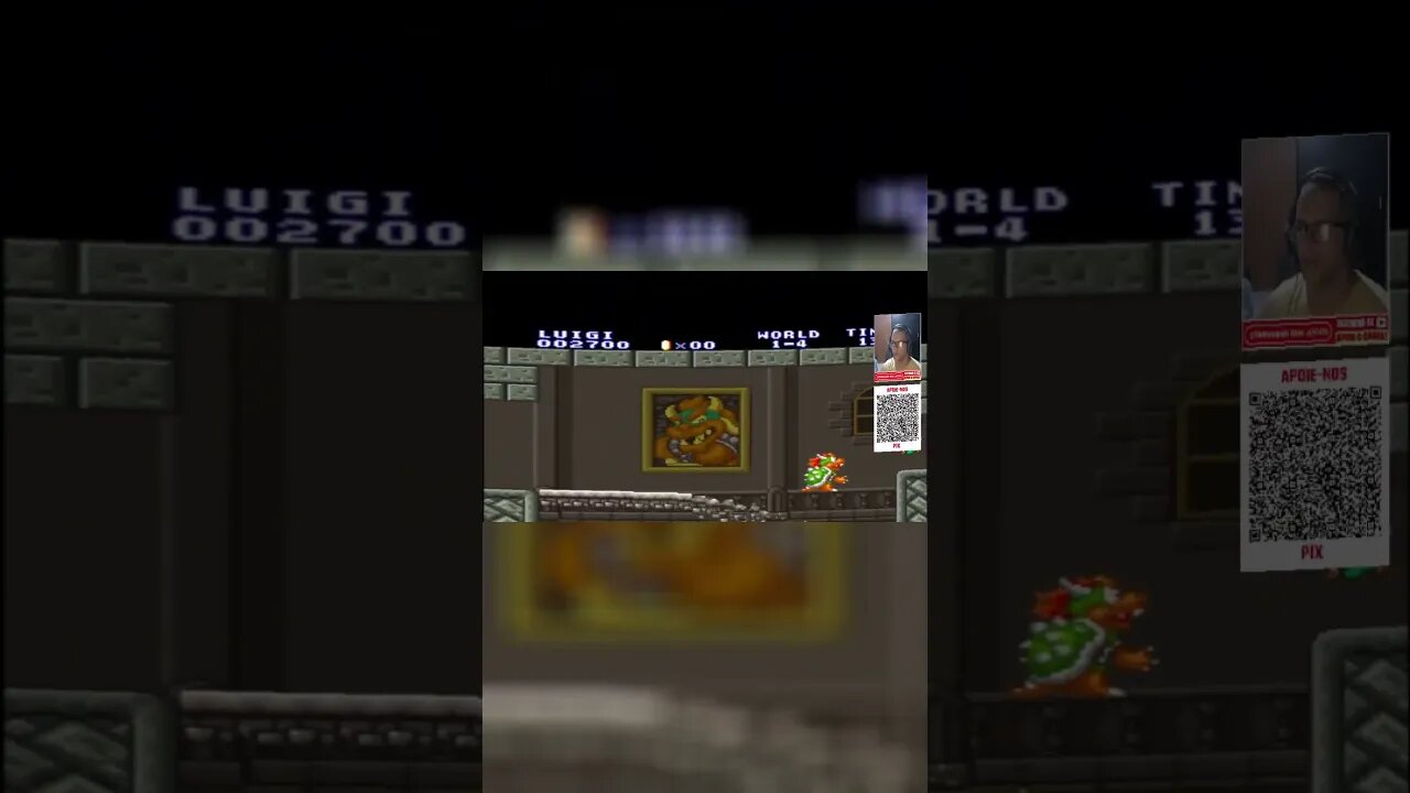 Super Mario Bros 2: The Lost Levels ( 1º Boss) #canalcompanhiadosjogos #shorts #supernintendo