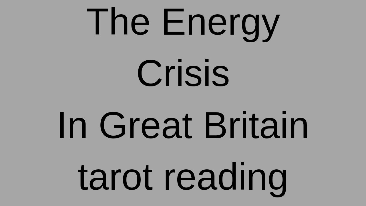 What is happening with UK energy crisis?