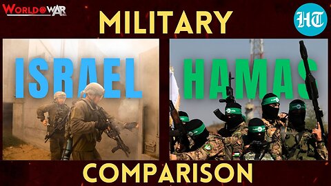 Israel vs hamas militar, number of fighters,rockets comparison