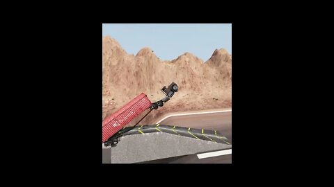 |MiniBeamNG/ Trucks vs Pit #02 BeamNG.Drive #Shorts