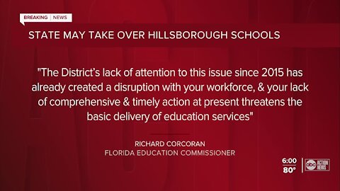 Florida education commissioner says Hillsborough schools in 'financial crisis' demands action