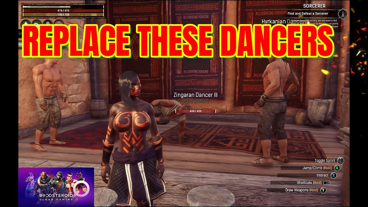 Conan Exiles, Replace these Dancers, Busty, Boobs #Boosteroid #conanexiles