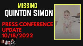 Quinton Simon Press Conference Update from Police on Search