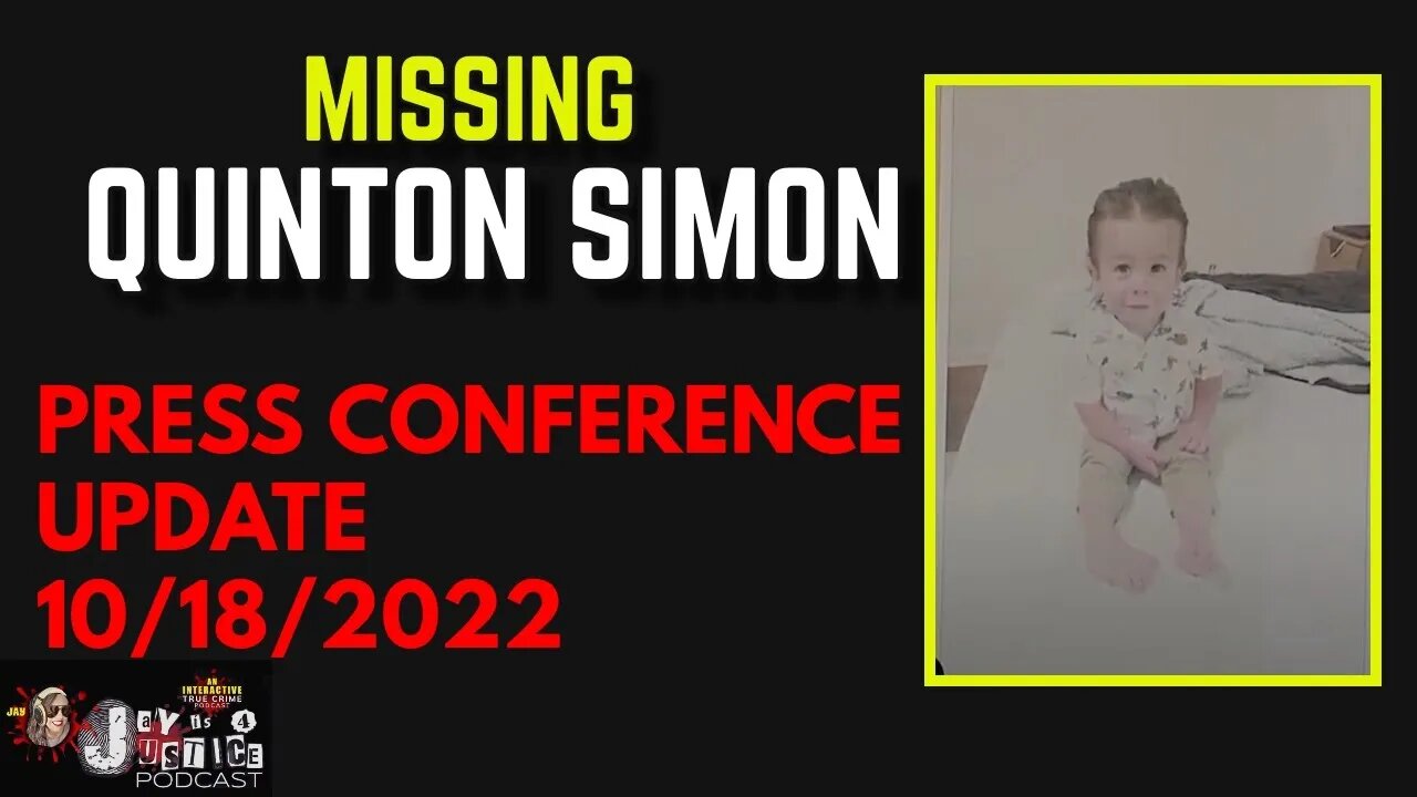 Quinton Simon Press Conference Update from Police on Search