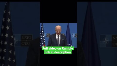 Joe Biden Mumbles Same Old Lies #shorts
