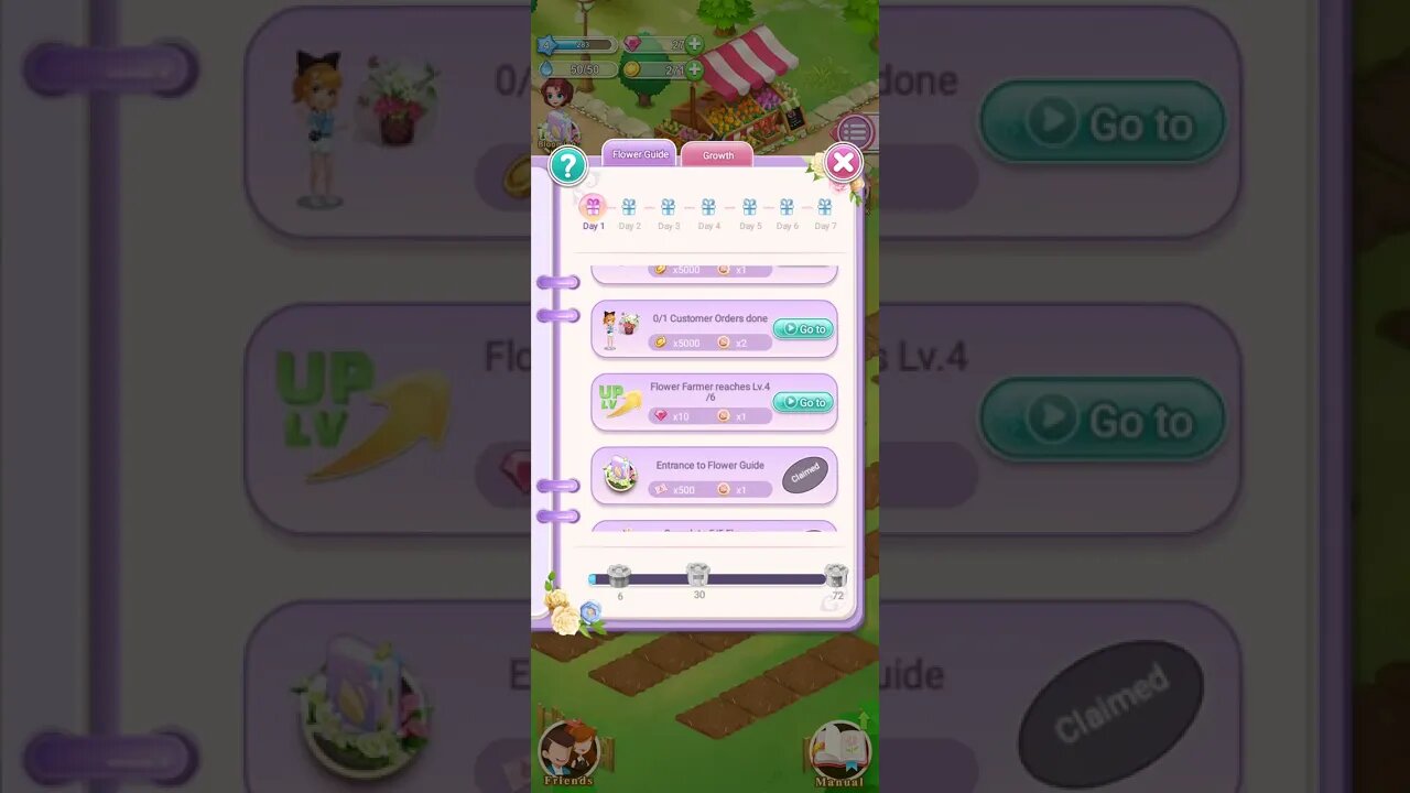 FLOWER GUIDE FLOWERS ISLAND TASK