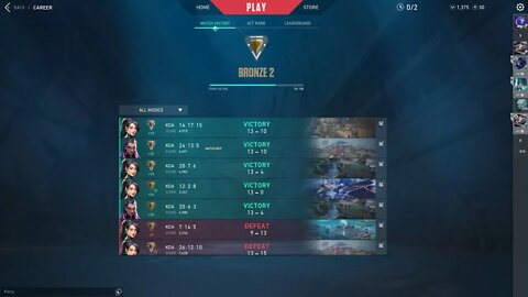 Valorant Live gameplay | Bronze is like a Medal now