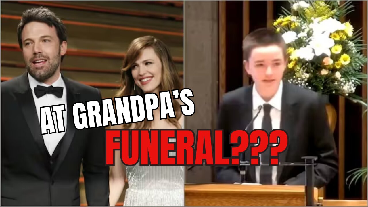 Ben Affleck's "son" goes TRANS at FUNERAL???