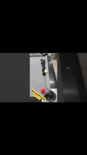 BEST SOUND in Pool?!🔈⚪🔴⚫ #shorts #billiards