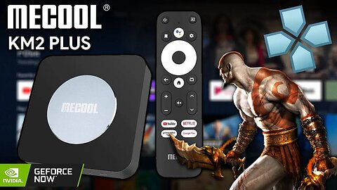 RODEI O PPSSPP NA TV BOX DE 2GB DE RAM! | TV Box MECOOL KM2 Plus 4K HDR