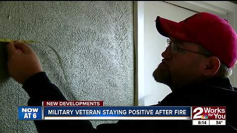 Fire Displaces Military Veteran